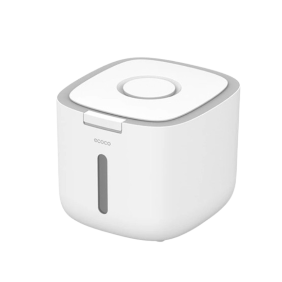Ecoco Rice Storage Box, 5L - Grey