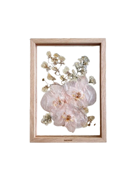 A4 Pressed Dried Floral Frame