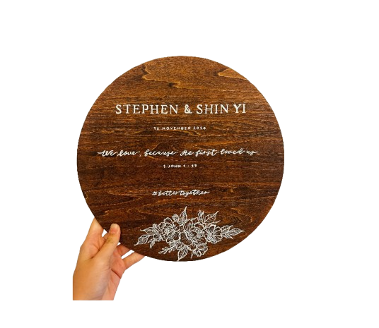 Glorified Crafts Wooden Circle Frame