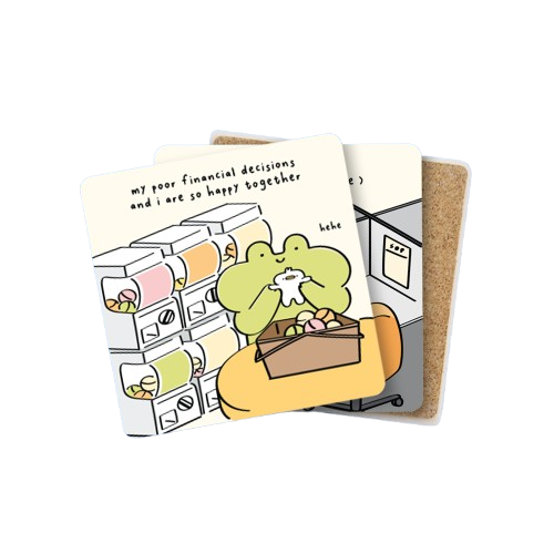 Happy Frog Coaster
