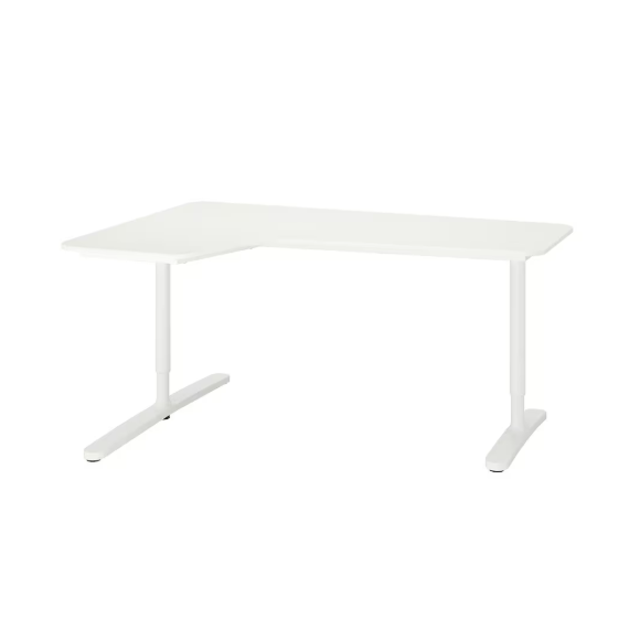 BEKANT Corner Desk Left, 160x110cm - White