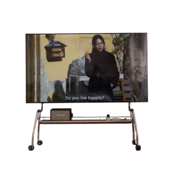 Movable TV Rack