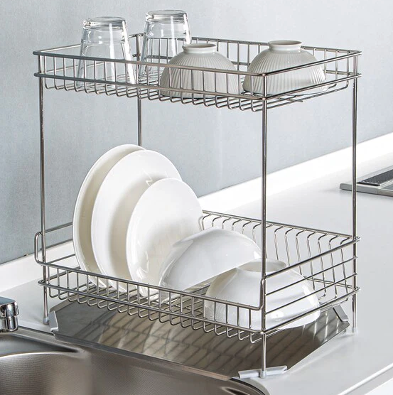 Nitori Stainless Steel Dish Drainer 2-Tier