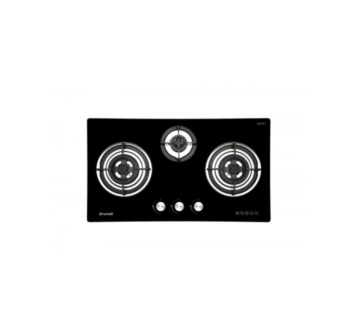 Brandt Gas Hob 3 Burner, TG2283BBP