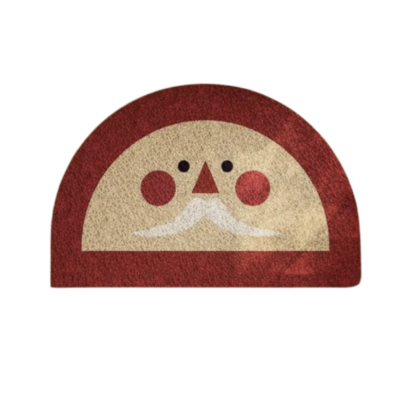 Red Santa Entrance Mat