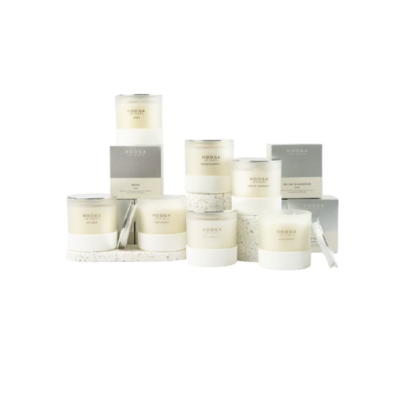 White Intense Scented Candle