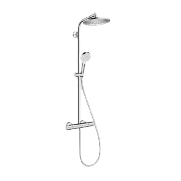 Hansgrohe Croma Select S Showerpipe 180 2jet with Thermostat