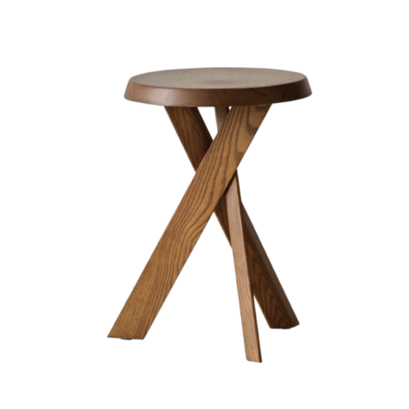 Walnut Coffee Table with Asymmetrical Legs