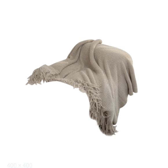 Solid Color Knitted Blanket