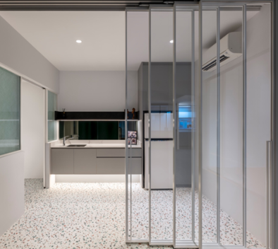 Auto Synchronised Glass Door