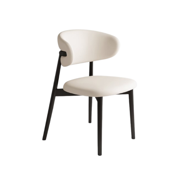 Solid Wood Cushioned Dining Chair