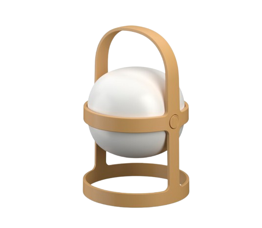 Soft Spot Solar Circular Table Lamp, 25 cm, Wheat