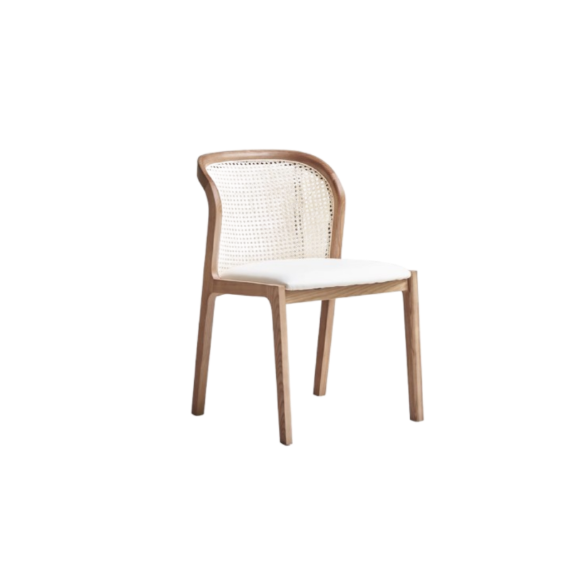 Brown Rattan Dining Chair