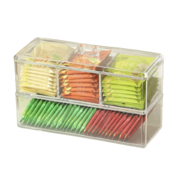 Acrylic Tea Bag Storage