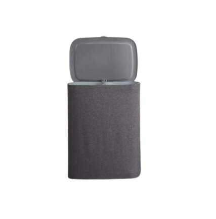 ￼SIFTDUO - 90L Laundry Hamper with Dual Compartment & Lid Collection