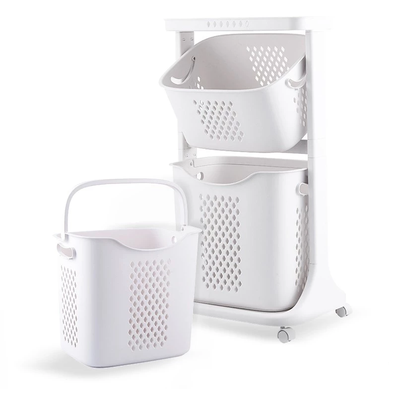 JINEX Swing Laundry Storage Rack - 2 Tier