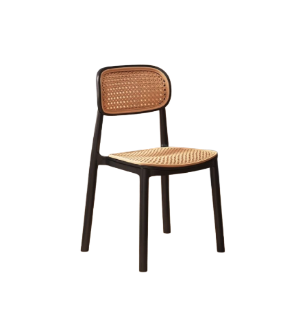 Rattan Chair Nordic Home Stackable