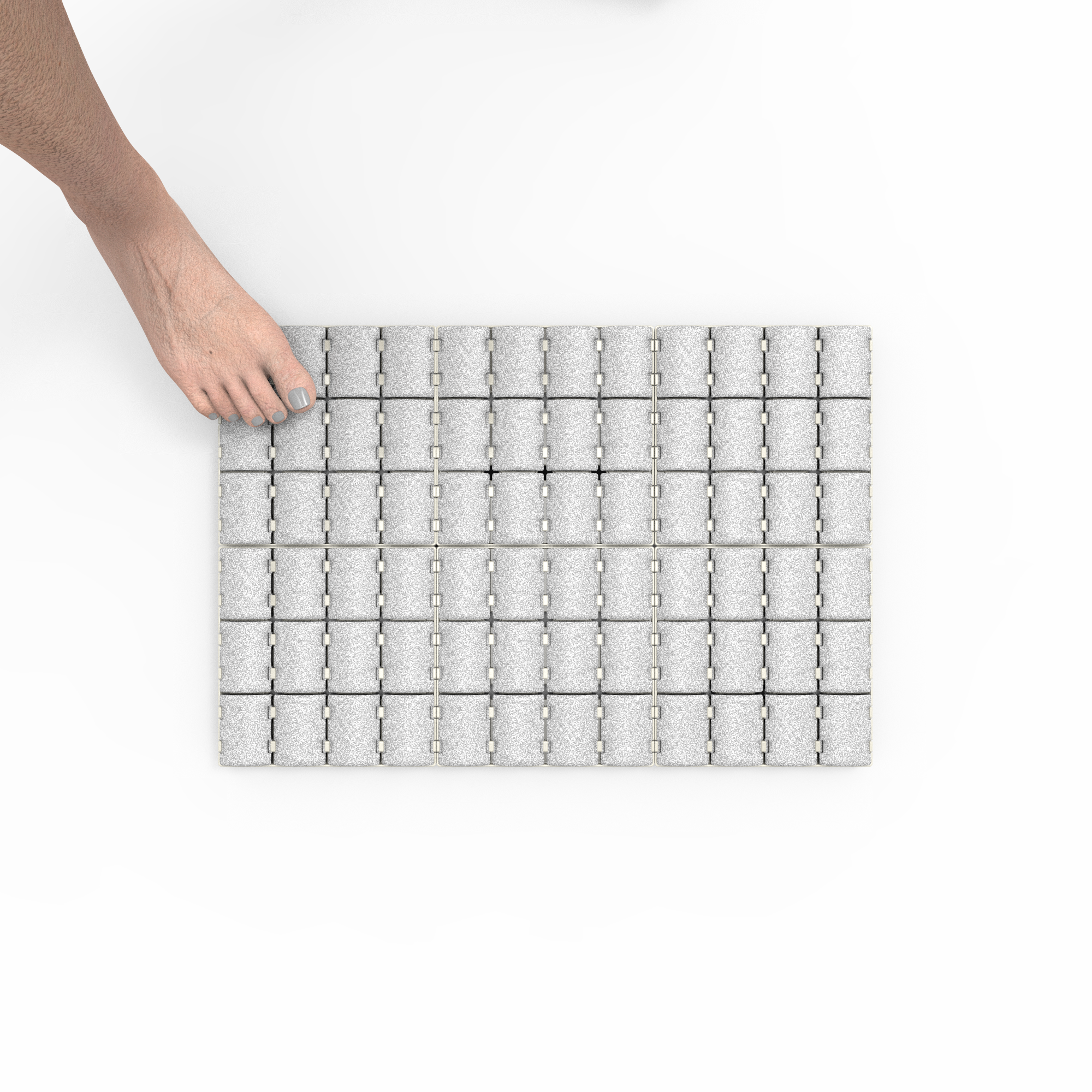 Diatomite Modular Bath Mat - 3 Boxes (6 Modules)