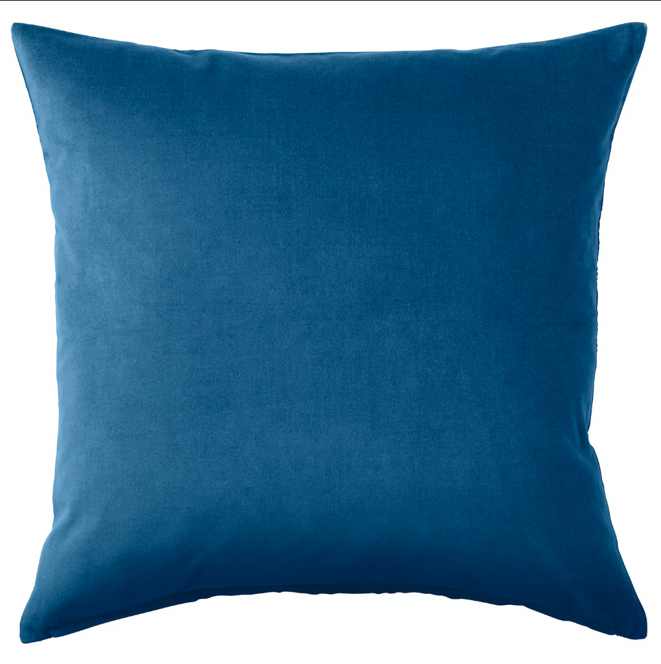 SANELA Cushion Cover, 50x50 cm - Blue