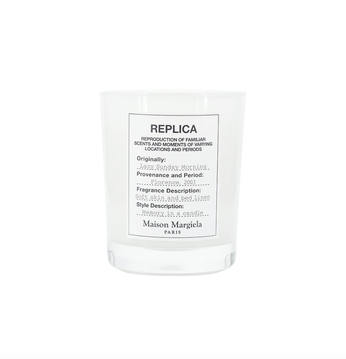 MAISON MARGIELA REPLICA Lazy Sunday Morning Candle
