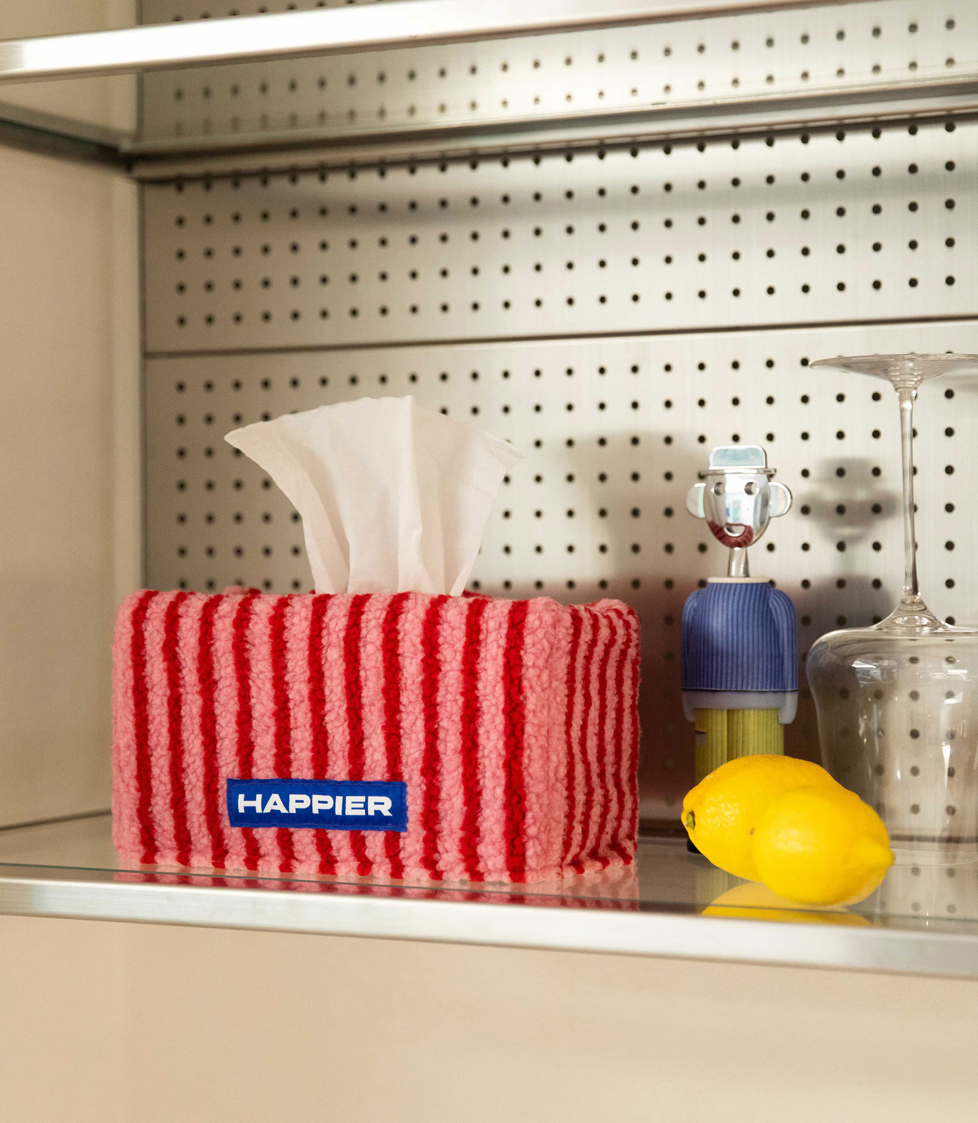 Furry Tissue Box Holder
