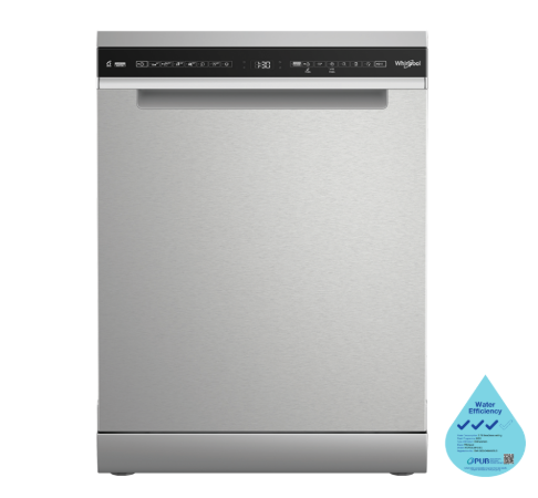 WHIRLPOOL WDFS3L5PIXSG Free-standing Dishwasher(60Cm)