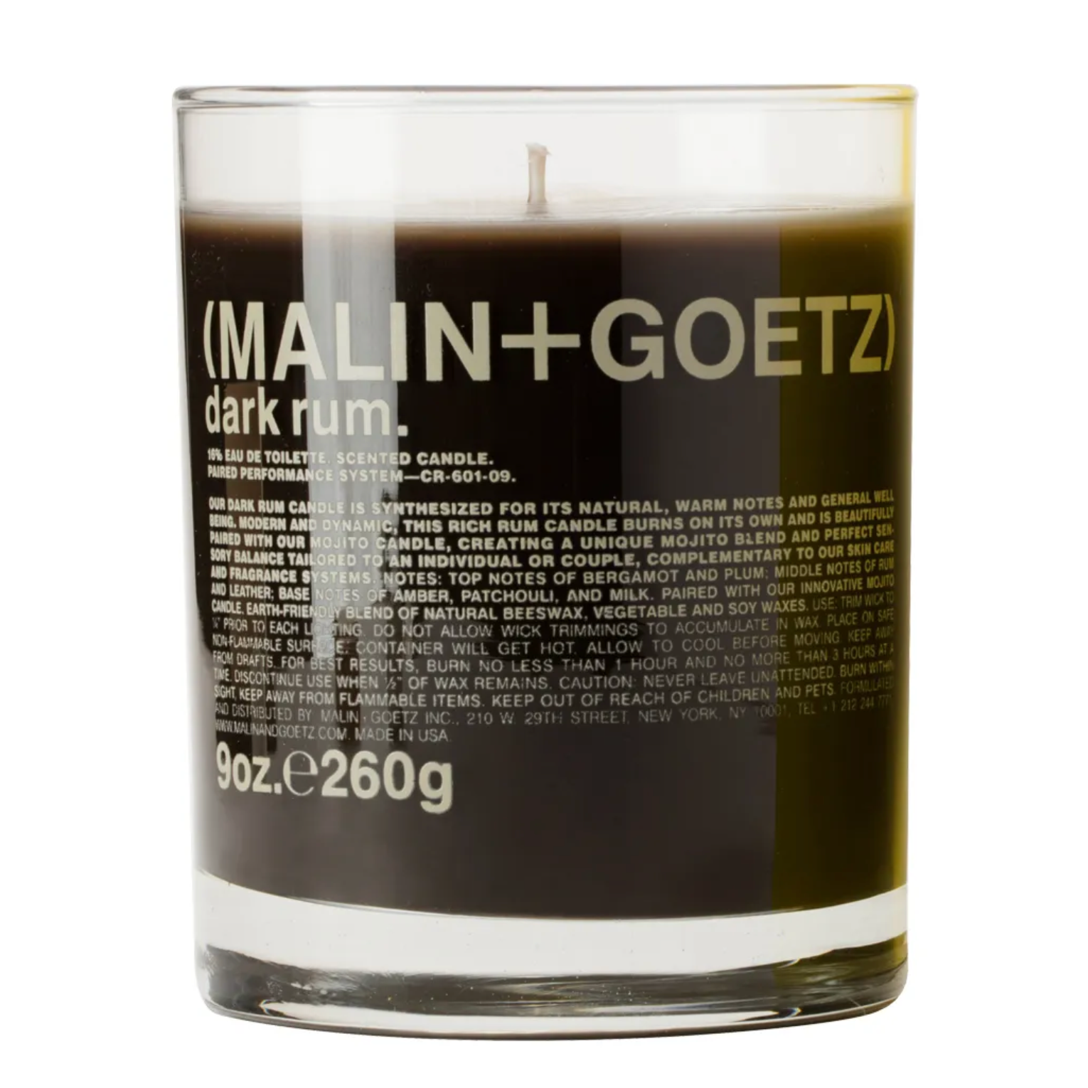 MALIN + GOETZ Dark Rum Scented Candle