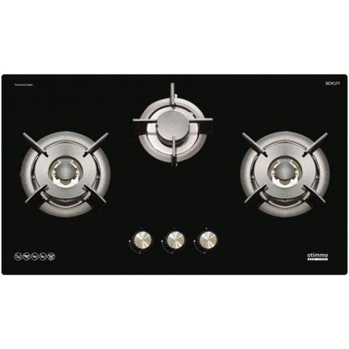 Otimmo Gas Hob, 3 Burner, EBH6391S-LPG