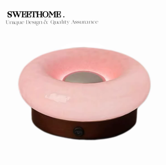 Donut Lamp - Pink