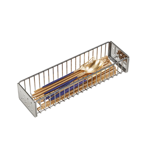 304 Stainless Steel Chopsticks Holder, 28.7cm x 8.7cm