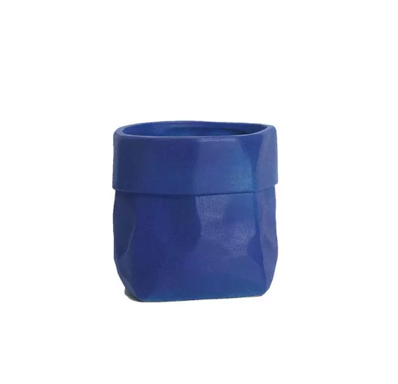 Cobalt flower pot 