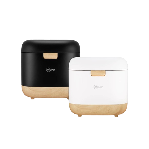 Mayer 0.8L Digital Rice Cooker MMRC08D - Black / White