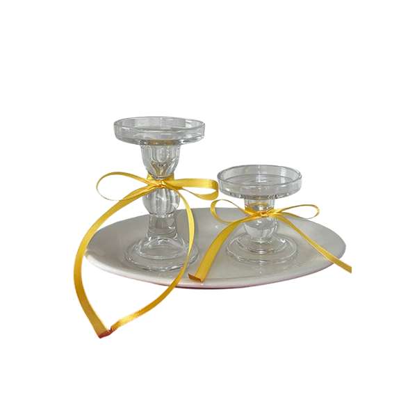 Glass Candle Holders