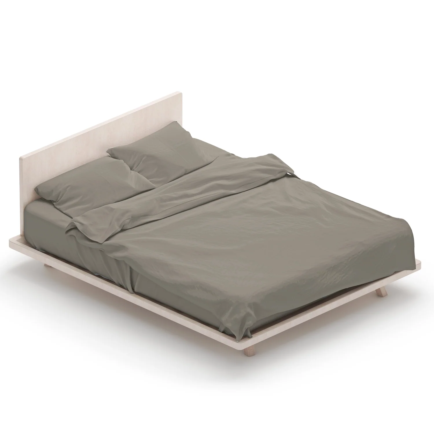 Iced Bamboo Sheets Set (Complete) - Taupe