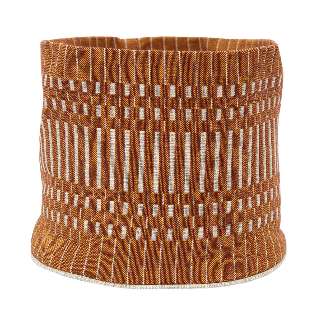 Helios Fabric Basket, Small - Brick