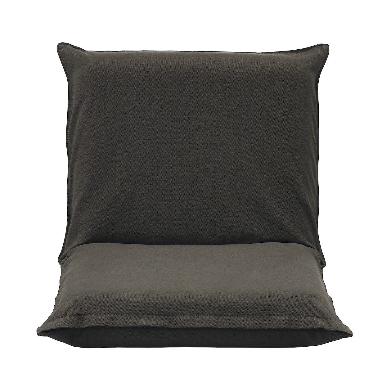 Cotton Canvas Cover For Floor Chair - Brown