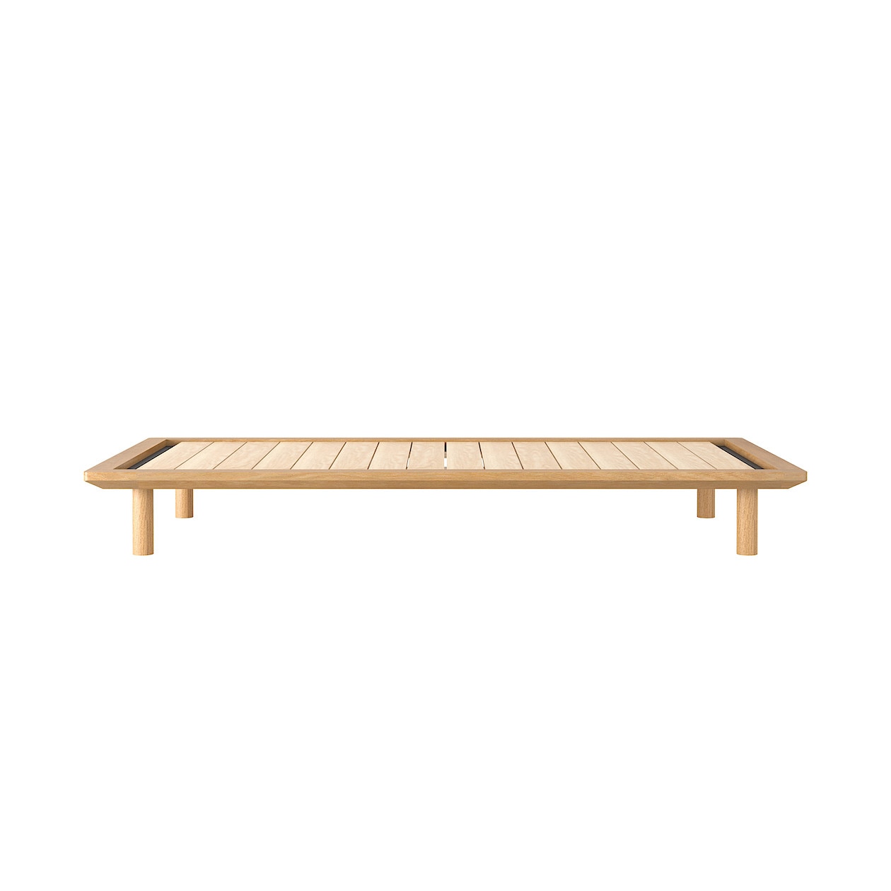 Wooden Bed Frame - Oak Veneer