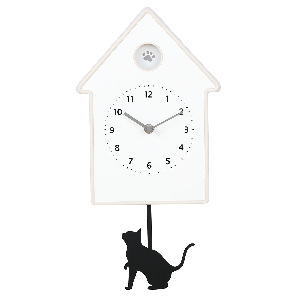 Pendulum Cat Clock, IENEKO-ST-WH