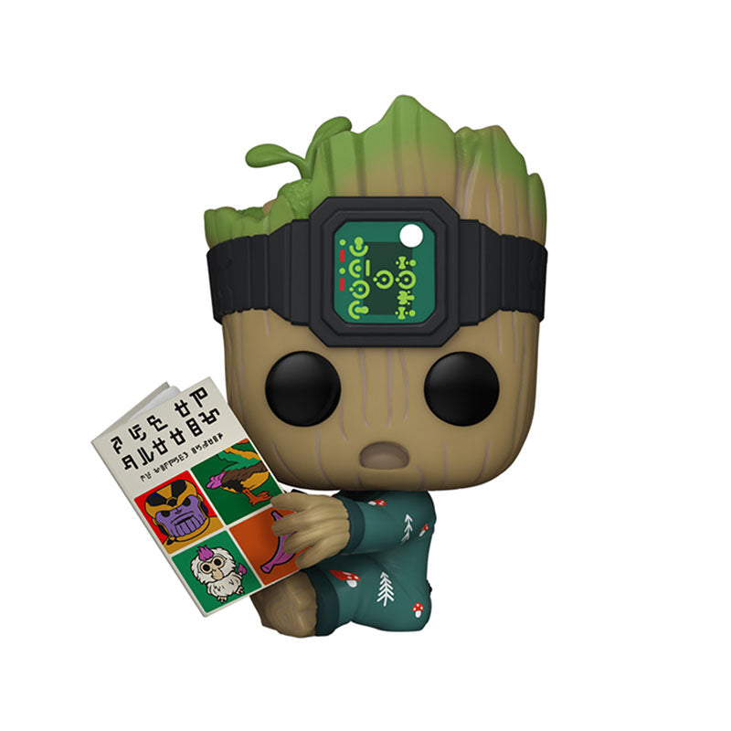 Funko Pop! Marvel - I Am Groot #1193 - Groot (PJs w/book)