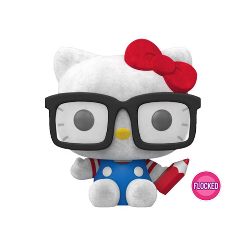Funko Pop! Sanrio: Hello Kitty #65: Hello Kitty (Nerd) (Flocked) (International Exclusive)