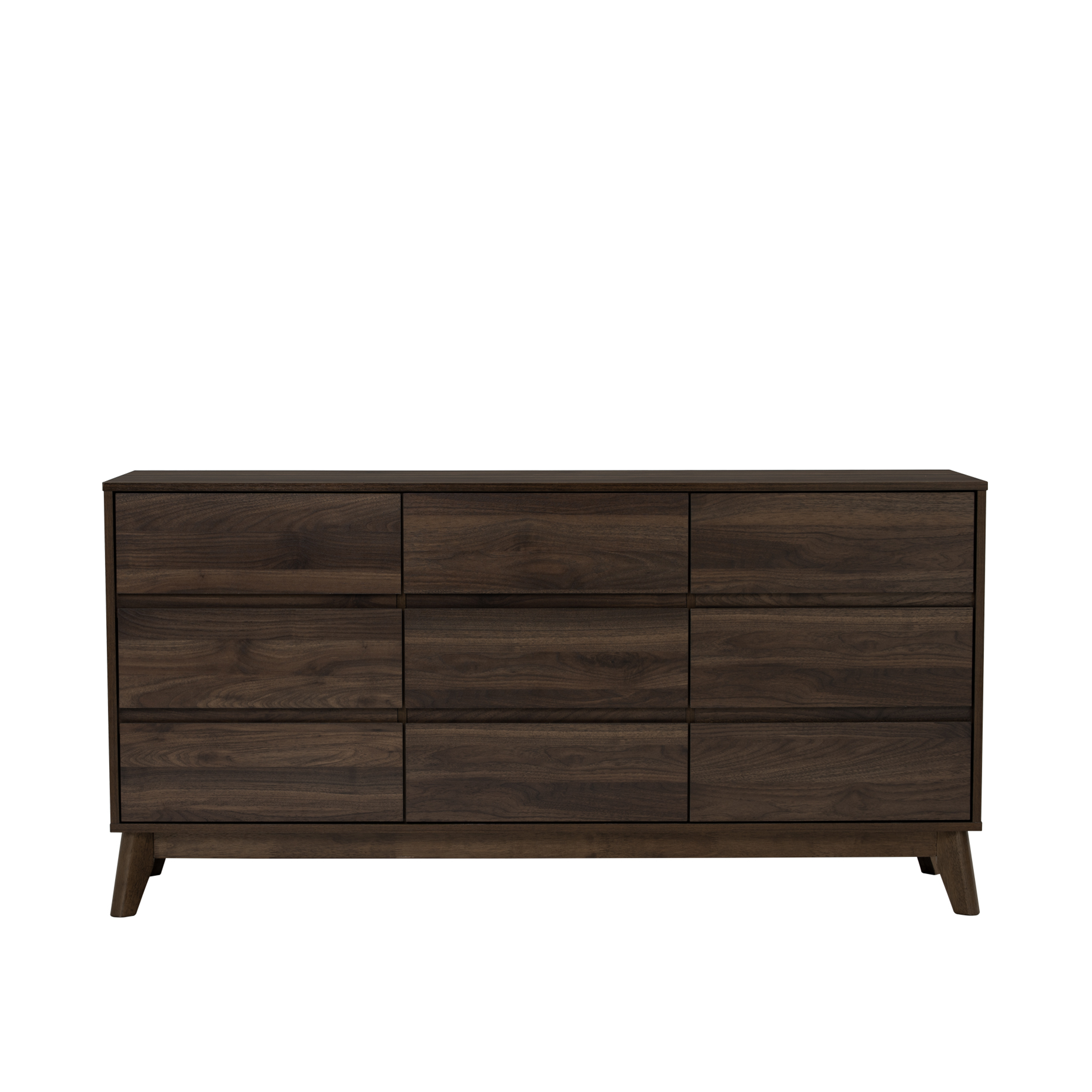 Herschel 9 Drawer Chest 1.5m - Cocoa, Walnut