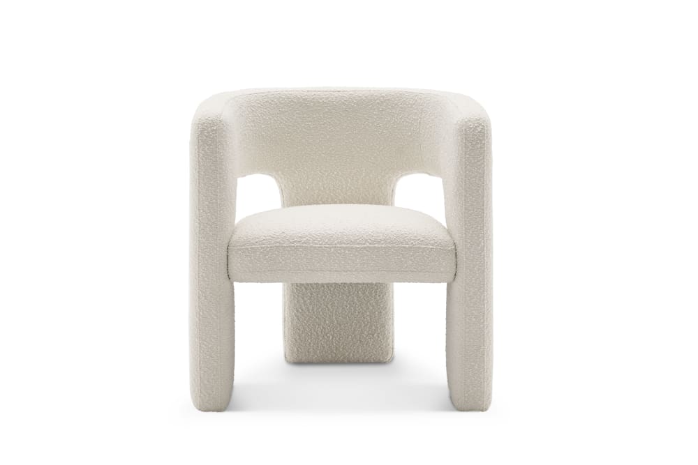 Paloma Bouclé Armchair - Snow
