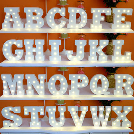 LED Alphabet Lights