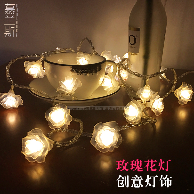 LED Rose Flower Fairy Lights