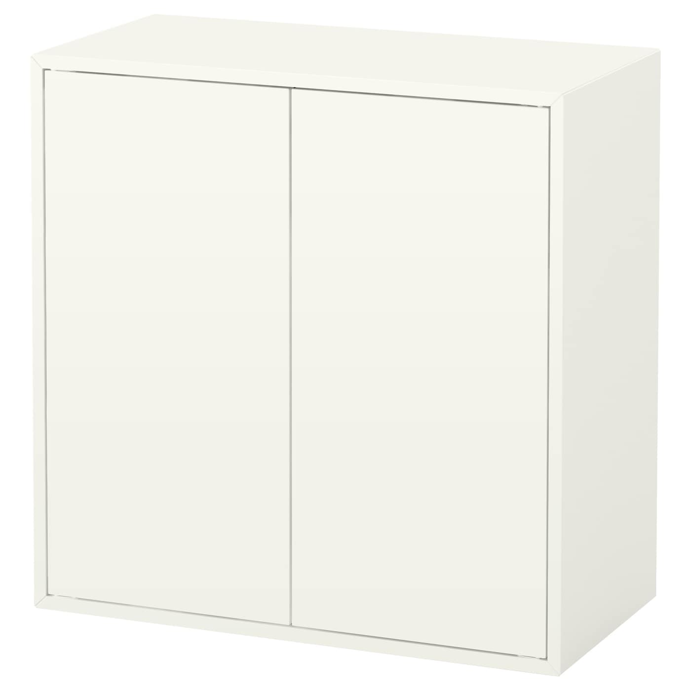 EKET Cabinet w 2 doors and 1 shelf, 70x35x70 cm - White