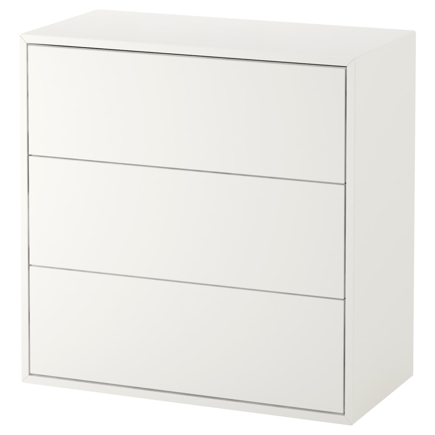 EKET Cabinet with 3 drawers, 70x35x70 cm - White