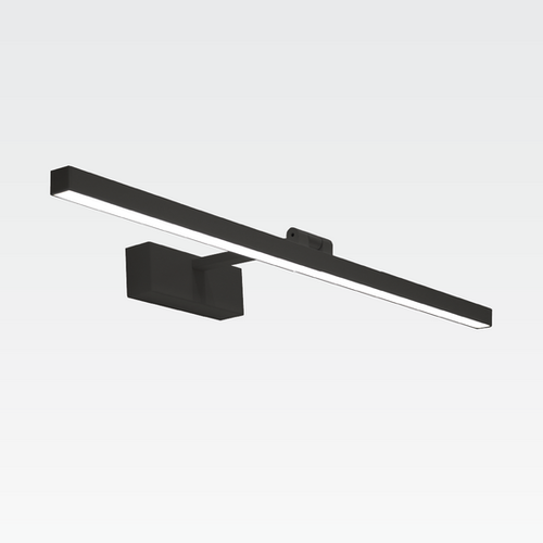 Riga Wall Lamp, W18cm x H5.1cm x L69.4cm​ - Black