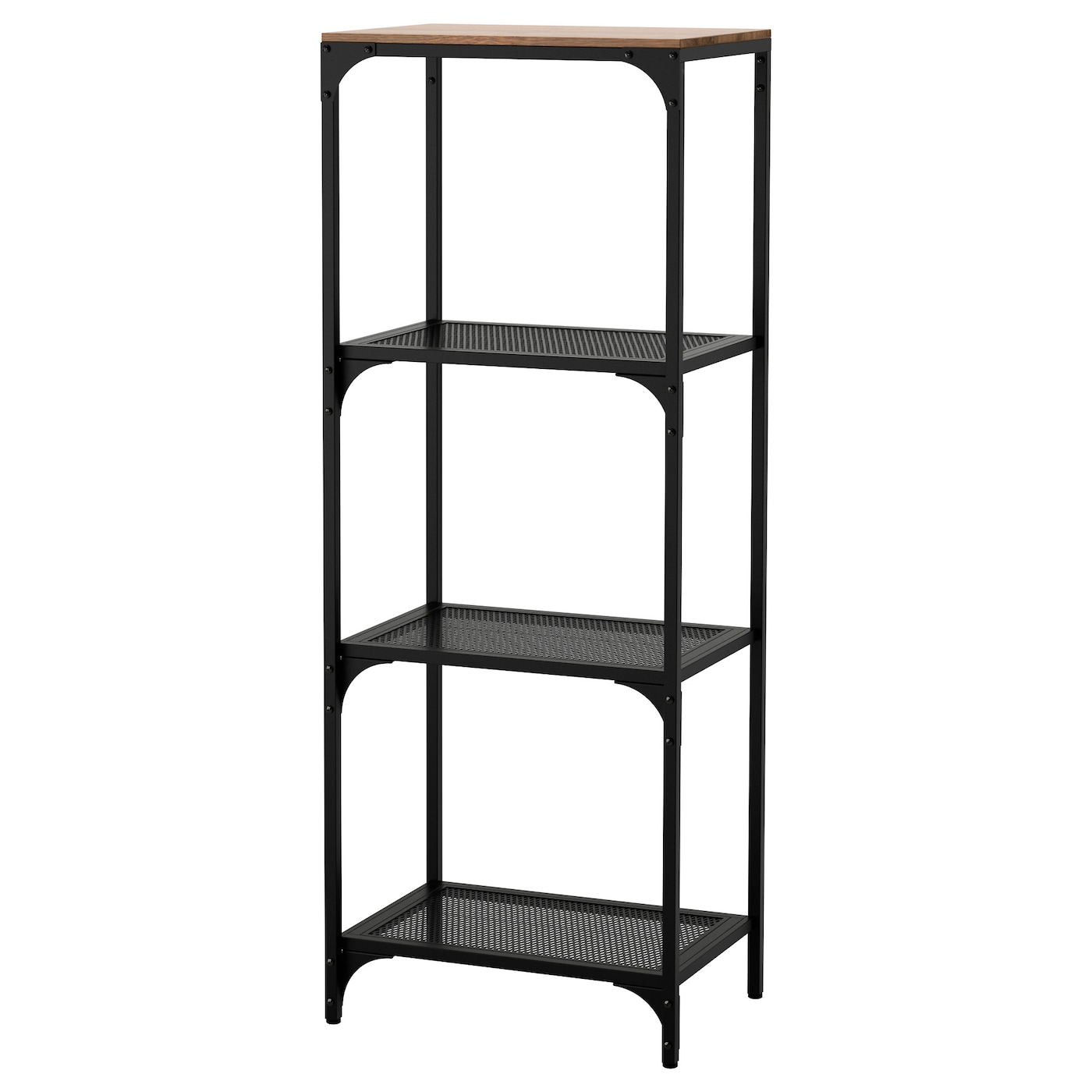 FJÄLLBO Shelving Unit, 51x136cm - Black