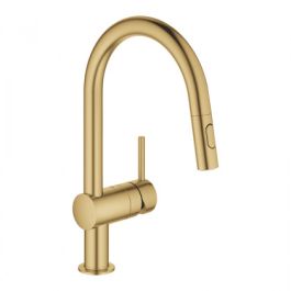 Minta Touch Single Lever Gold Kitchen Tap
