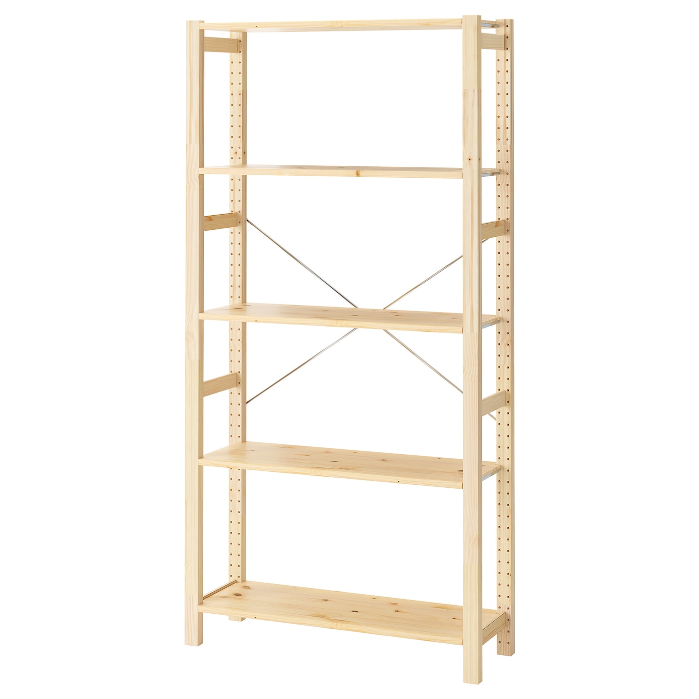 IVAR Shelving Unit, 89x30x179 cm - Pine